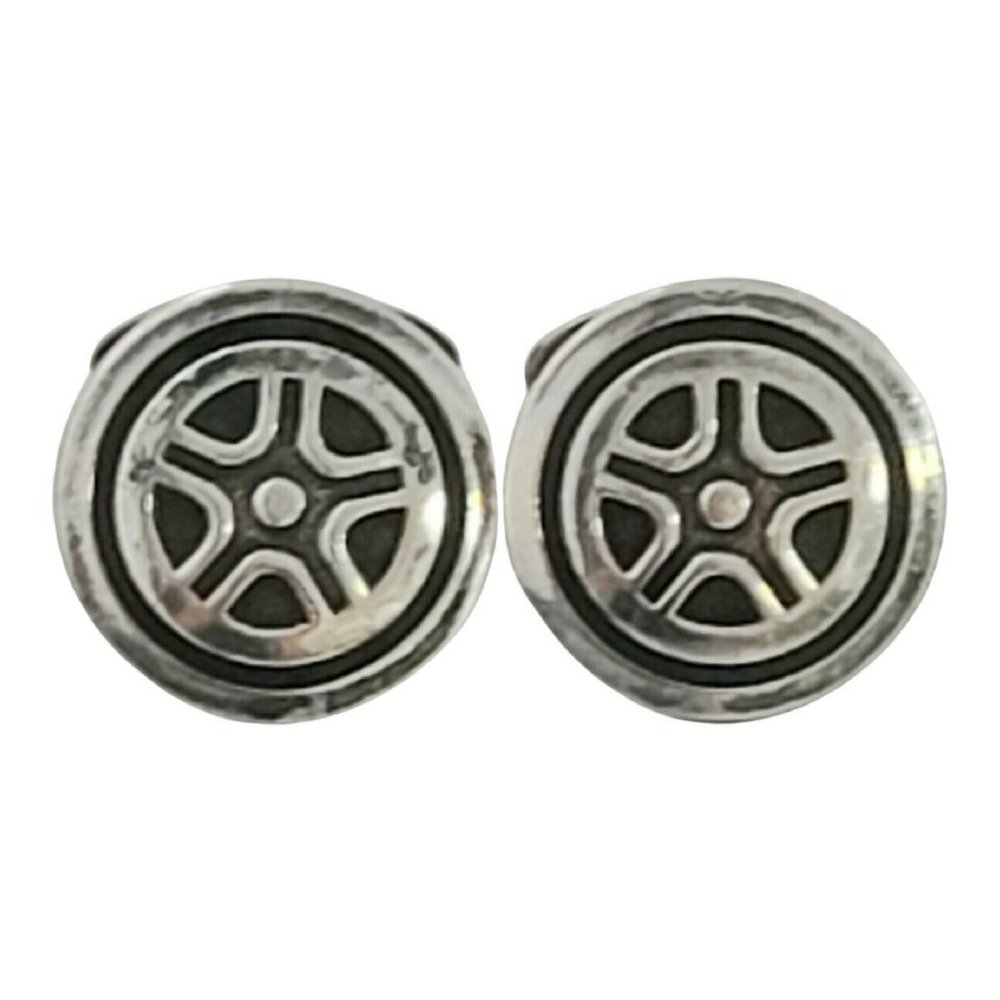 Vintage Kalevala Koru Finland 813 Silver Cufflinks #10270